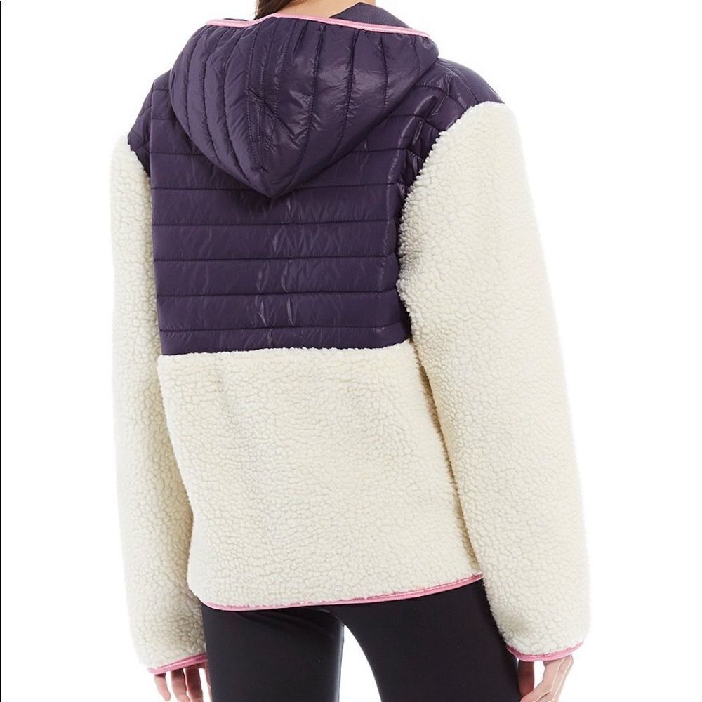 Ivory Ella Sherpa Jacket - Picture 2 of 9